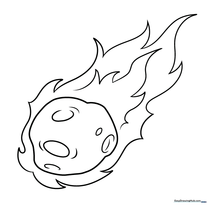 Meteor Coloring Sheet