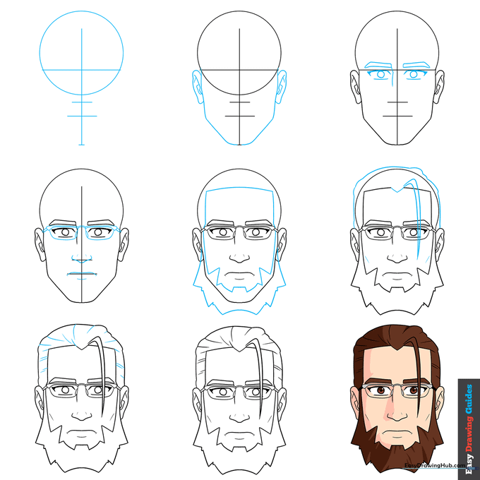 Anime Beard and Facial Hair