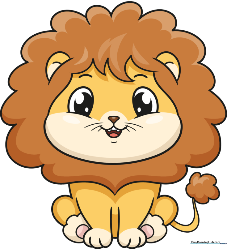 Chibi Style Lion