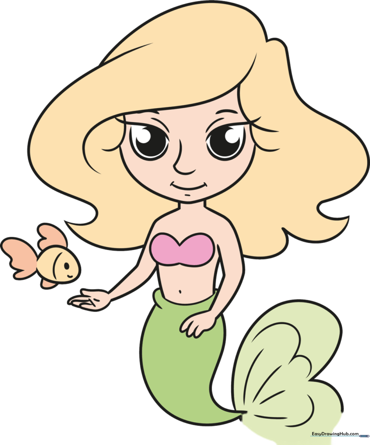 Simple Cute Mermaid