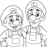 12 Free Super Mario Coloring Pages: Fun Printable Art