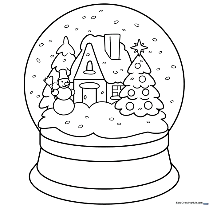 Winter Snow Globe