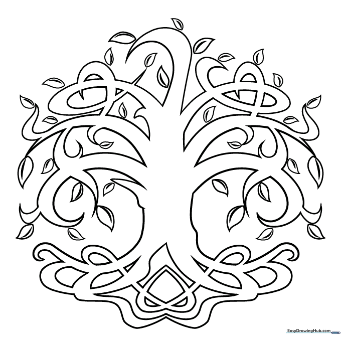 Tree of Life Coloring Sheet