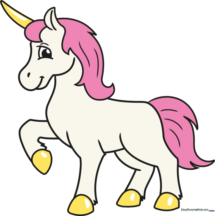 Easy Cute Unicorn