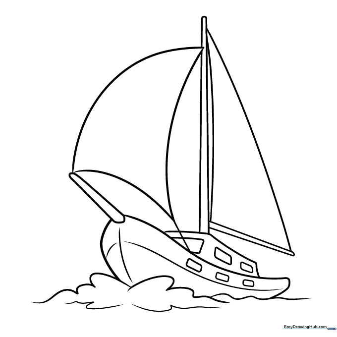 Modern Sailboat