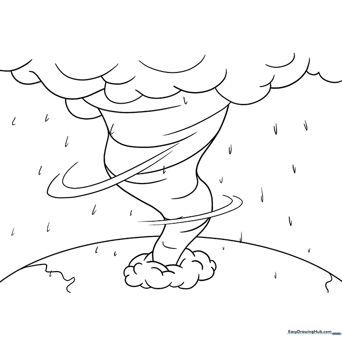 Hurricane Coloring Sheet