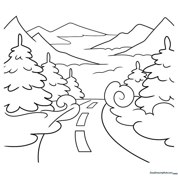 Fog Coloring Sheet