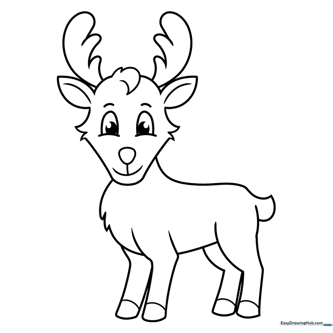 Cartoon Reindeer