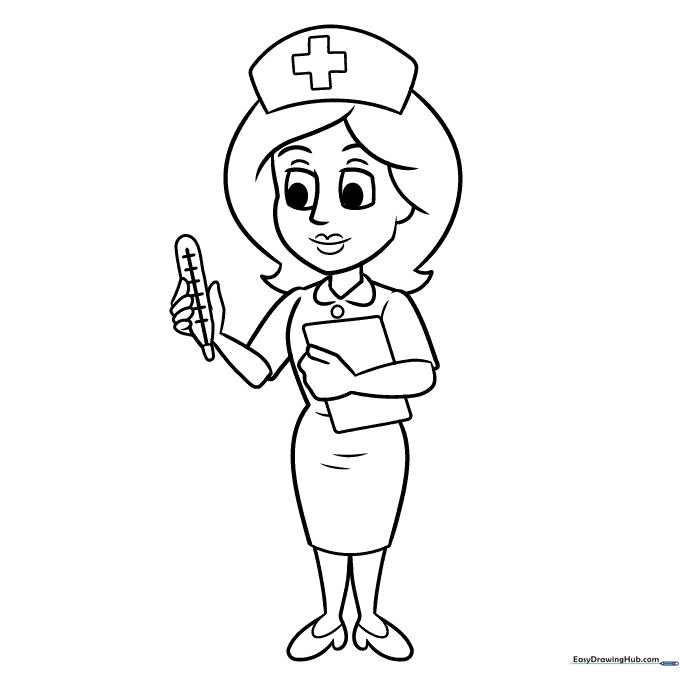 Nurse Coloring Sheet