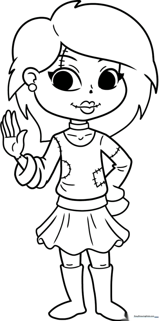 Cute Zombie Girl