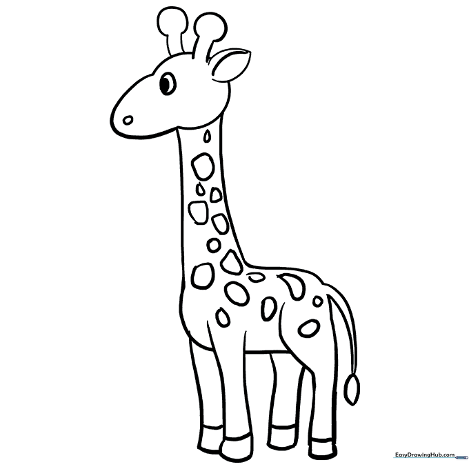 Giraffe Coloring Sheet