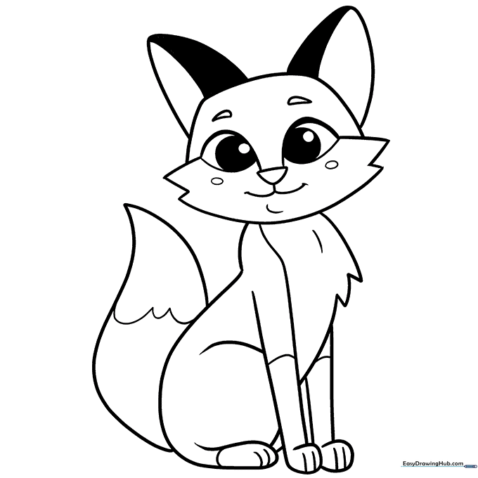Fox Coloring Sheet