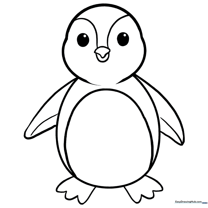Penguin Coloring Sheet